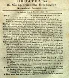 Dziennik Urzędowy Województwa Sandomierskiego, 1833, nr 14, dod. III