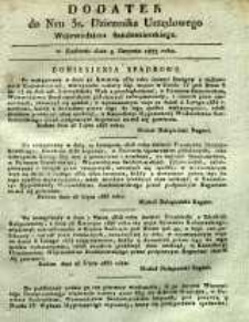 Dziennik Urzędowy Województwa Sandomierskiego, 1833, nr 31, dod.