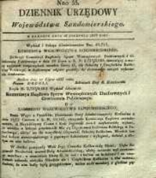 Dziennik Urzędowy Województwa Sandomierskiego, 1833, nr 33