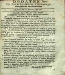 Dziennik Urzędowy Województwa Sandomierskiego, 1833, nr 37, dod. I