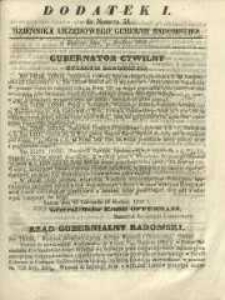 Dziennik Urzędowy Gubernii Radomskiej, 1859, nr 51, dod. I
