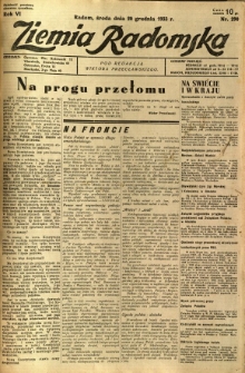 Ziemia Radomska, 1933, R. 6, nr 290