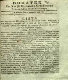 Dziennik Urzędowy Województwa Sandomierskiego, 1833, nr 46, dod. II
