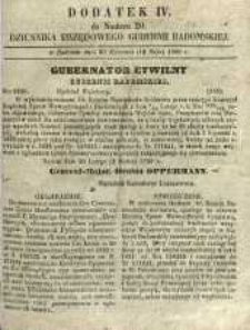 Dziennik Urzędowy Gubernii Radomskiej, 1860, nr 20, dod. IV
