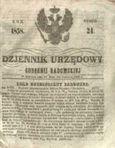 Dziennik Urzędowy Gubernii Radomskiej, 1858, nr 24