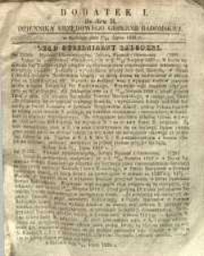 Dziennik Urzędowy Gubernii Radomskiej, 1858, nr 31, dod. I