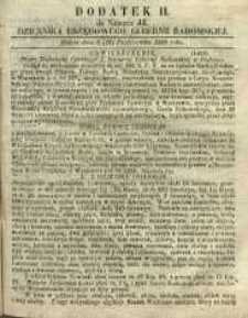 Dziennik Urzędowy Gubernii Radomskiej, 1860, nr 43, dod. II