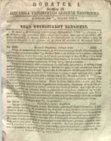 Dziennik Urzędowy Gubernii Radomskiej, 1858, nr 33, dod. I