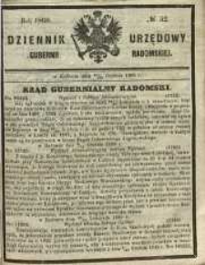 Dziennik Urzędowy Gubernii Radomskiej, 1860, nr 52