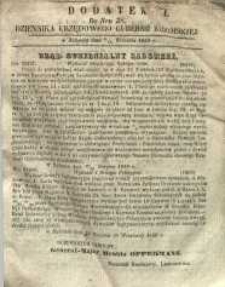 Dziennik Urzędowy Gubernii Radomskiej, 1858, nr 38, dod. I
