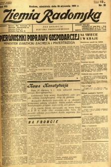 Ziemia Radomska, 1934, R. 7, nr 23