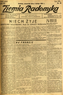 Ziemia Radomska, 1934, R. 7, nr 26