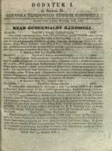 Dziennik Urzędowy Gubernii Radomskiej, 1861, nr 38, dod. I