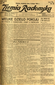 Ziemia Radomska, 1934, R. 7, nr 28