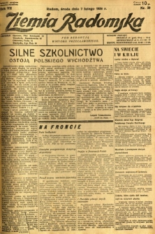 Ziemia Radomska, 1934, R. 7, nr 30