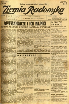 Ziemia Radomska, 1934, R. 7, nr 31