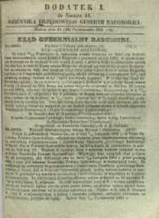 Dziennik Urzędowy Gubernii Radomskiej, 1861, nr 44, dod. I