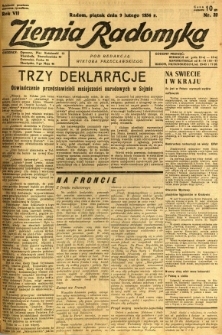Ziemia Radomska, 1934, R. 7, nr 32