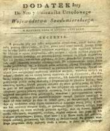 Dziennik Urzędowy Województwa Sandomierskiego, 1835, nr 7, dod. I
