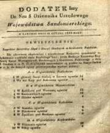 Dziennik Urzędowy Województwa Sandomierskiego, 1835, nr 8, dod. I