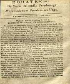 Dziennik Urzędowy Województwa Sandomierskiego, 1835, nr 10, dod. I