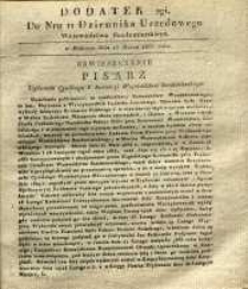 Dziennik Urzędowy Województwa Sandomierskiego, 1835, nr 11, dod. II