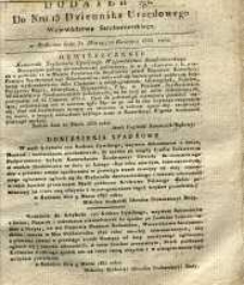 Dziennik Urzędowy Województwa Sandomierskiego, 1835, nr 15, dod. II