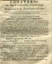 Dziennik Urzędowy Województwa Sandomierskiego, 1835, nr 16, dod. I
