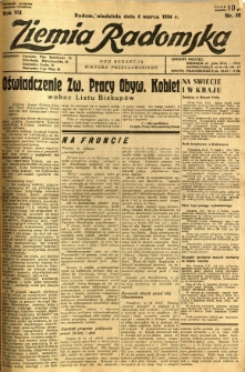 Ziemia Radomska, 1934, R. 7, nr 52