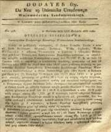 Dziennik Urzędowy Województwa Sandomierskiego, 1835, nr 19, dod. VI
