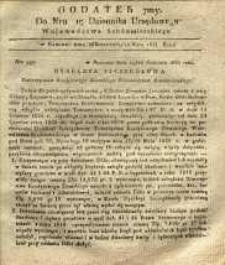 Dziennik Urzędowy Województwa Sandomierskiego, 1835, nr 19, dod. VII