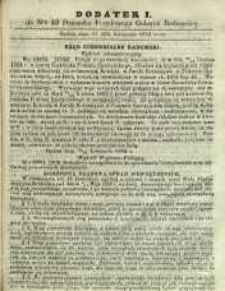 Dziennik Urzędowy Gubernii Radomskiej, 1862, nr 49, dod. I