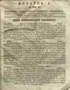 Dziennik Urzędowy Gubernii Radomskiej, 1858, nr 50, dod. I