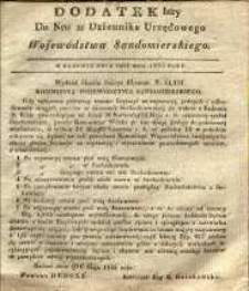 Dziennik Urzędowy Województwa Sandomierskiego, 1835, nr 21, dod. I