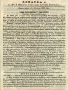 Dziennik Urzędowy Gubernii Radomskiej, 1863, nr 3, dod. I