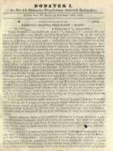 Dziennik Urzędowy Gubernii Radomskiej, 1863, nr 14, dod. I