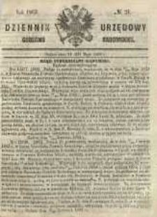 Dziennik Urzędowy Gubernii Radomskiej, 1863, nr 21