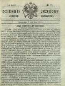 Dziennik Urzędowy Gubernii Radomskiej, 1863, nr 22