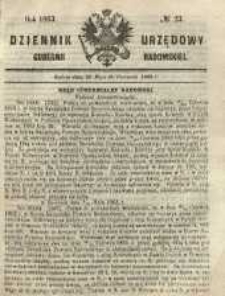 Dziennik Urzędowy Gubernii Radomskiej, 1863, nr 23
