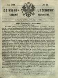 Dziennik Urzędowy Gubernii Radomskiej, 1863, nr 27