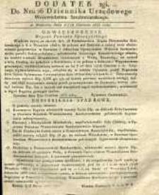 Dziennik Urzędowy Województwa Sandomierskiego, 1835, nr 26, dod. II