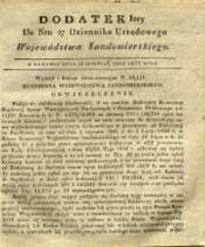 Dziennik Urzędowy Województwa Sandomierskiego, 1835, nr 27, dod. I