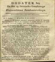 Dziennik Urzędowy Województwa Sandomierskiego, 1835, nr 29, dod. I