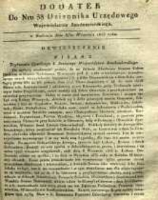 Dziennik Urzędowy Województwa Sandomierskiego, 1835, nr 38, dod.