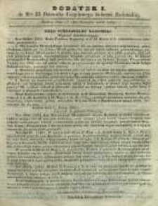 Dziennik Urzędowy Gubernii Radomskiej, 1863, nr 35, dod. I