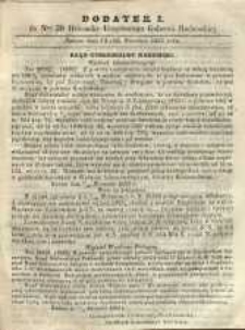 Dziennik Urzędowy Gubernii Radomskiej, 1863, nr 39, dod. I