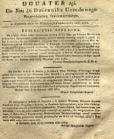 Dziennik Urzędowy Województwa Sandomierskiego, 1835, nr 40, dod. II