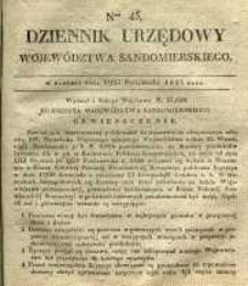 Dziennik Urzędowy Województwa Sandomierskiego, 1835, nr 43