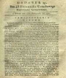 Dziennik Urzędowy Województwa Sandomierskiego, 1835, nr 43, dod. II