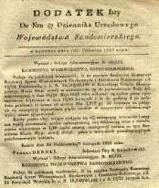 Dziennik Urzędowy Województwa Sandomierskiego, 1835, nr 47, dod. I